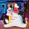 Costway 6 Ft Christmas Inflatable with LED lights Indoor/Outdoor Lighted Xmas Inflatable
